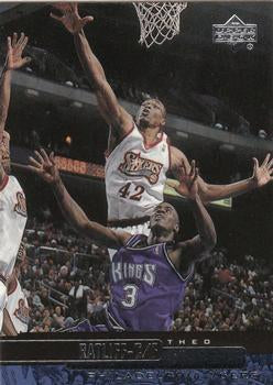 #90 Theo Ratliff - Philadelphia 76ers - 1999-00 Upper Deck Basketball