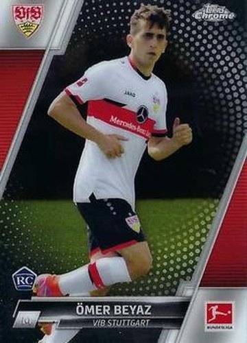 #90 Ömer Beyaz - VfB Stuttgart - 2021-22 Topps Chrome Bundesliga Soccer