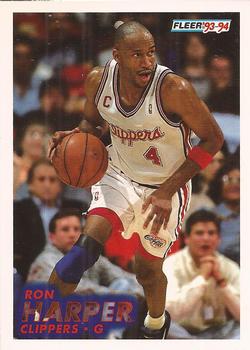 #91 Ron Harper - Los Angelesippers - 1993-94 Fleer Basketball