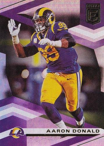 #91 Aaron Donald - Los Angeles Rams - 2020 Donruss Elite Football