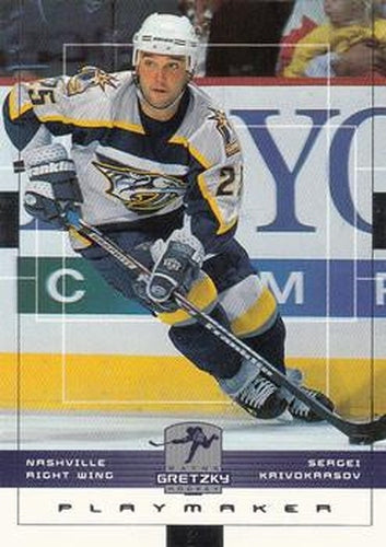 #91 Sergei Krivokrasov - Nashville Predators - 1999-00 Upper Deck Wayne Gretzky Hockey