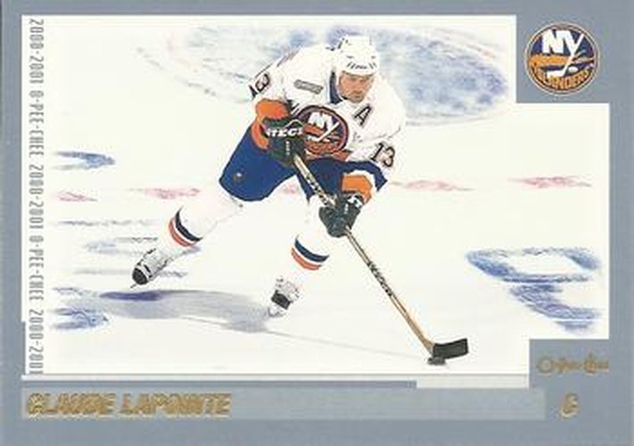 #91 Claude Lapointe - New York Islanders - 2000-01 O-Pee-Chee Hockey