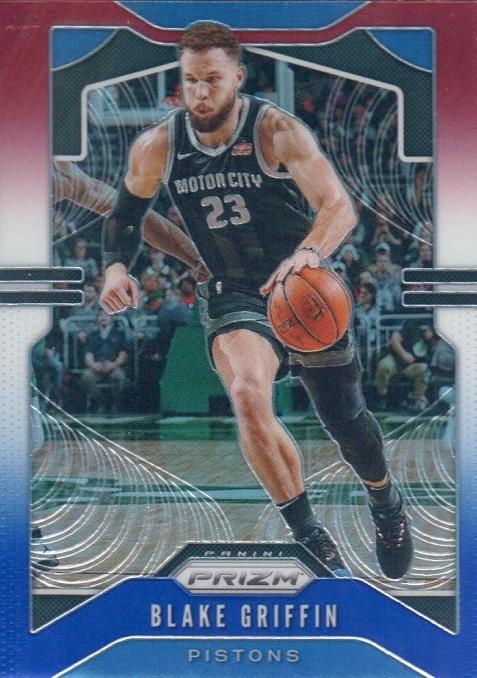 #91 Blake Griffin - Detroit Pistons - 2019-20 Panini Prizm - Prizms Red White and Blue Basketball