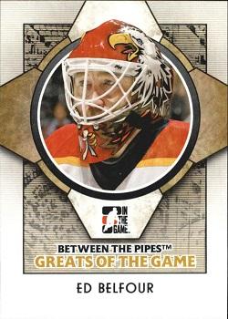#91 Ed Belfour - Florida Panthers - 2008-09 In The Game Between The Pipes Hockey