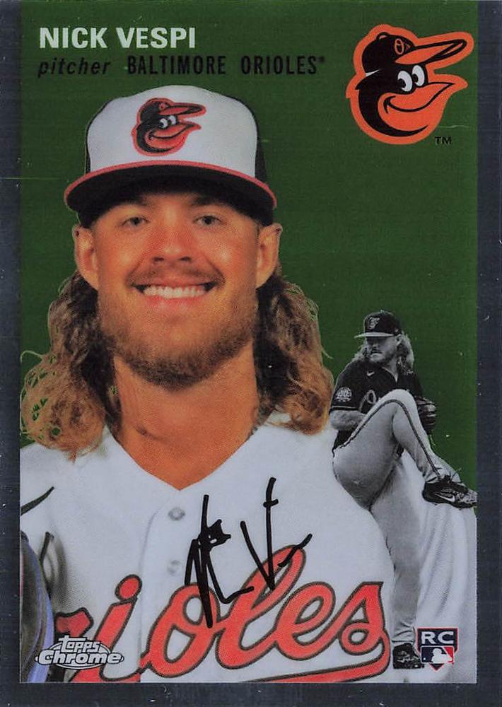 #91 Nick Vespi - Baltimore Orioles - 2023 Topps Chrome Platinum Anniversary Baseball