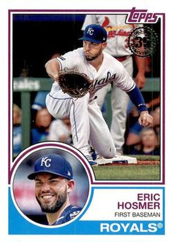 #83-91 Eric Hosmer - Kansas City Royals - 2018 Topps - 1983 Topps Baseball 35th Anniversary Baseball