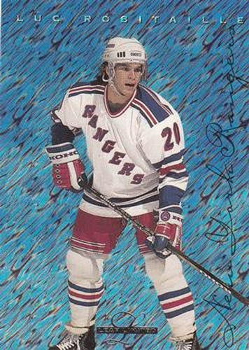 #91 Luc Robitaille - New York Rangers - 1995-96 Leaf Limited Hockey