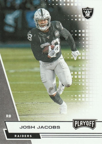 #91 Josh Jacobs - Las Vegas Raiders - 2020 Panini Playoff Football
