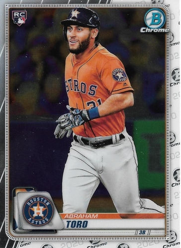 #91 Abraham Toro - Houston Astros - 2020 Bowman Chrome Baseball