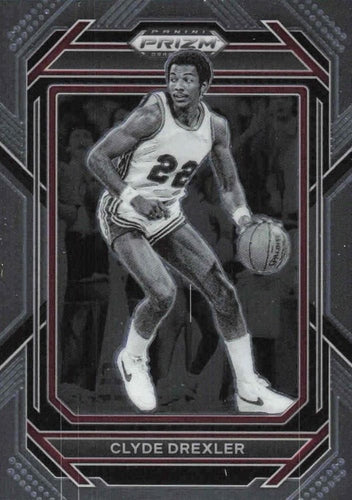 #91 Clyde Drexler - Houston Cougars - 2023 Panini Prizm Draft Picks Basketball