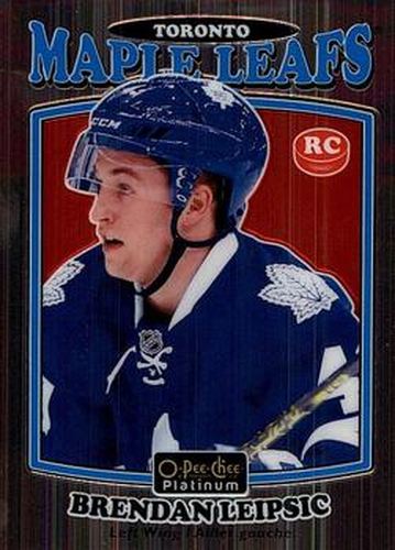#R-91 Brendan Leipsic - Toronto Maple Leafs - 2016-17 O-Pee-Chee Platinum - Retro Hockey