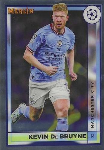 #91 Kevin De Bruyne - Manchester City - 2022-23 Merlin Chrome UEFA Club Competitions Soccer