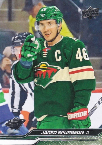 #91 Jared Spurgeon - Minnesota Wild - 2023-24 Upper Deck Hockey