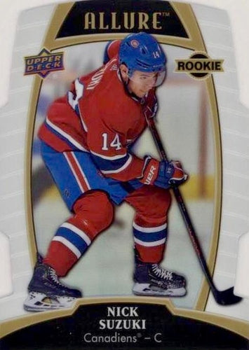 #91 Nick Suzuki - Montreal Canadiens - 2019-20 Upper Deck Allure - White Rainbow Hockey