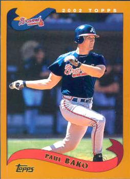 #91 Paul Bako - Atlanta Braves - 2002 Topps Baseball