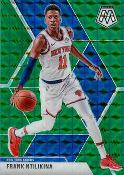 #91 Frank Ntilikina - New York Knicks - 2019-20 Panini Mosaic - Green Prizm Basketball