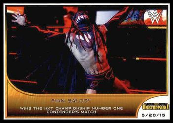 #91 Finn Bálor - 2016 Topps WWE Road to Wrestlemania Wrestling