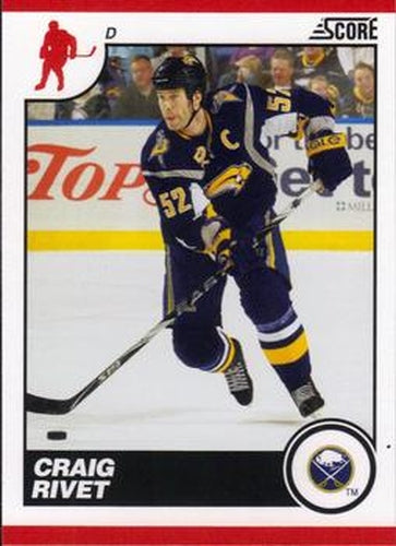 #91 Craig Rivet - Buffalo Sabres - 2010-11 Score Hockey