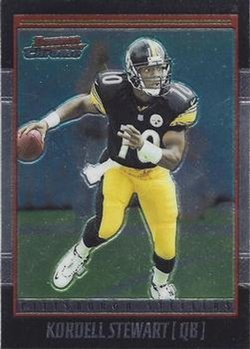 #91 Kordell Stewart - Pittsburgh Steelers - 2001 Bowman Chrome Football
