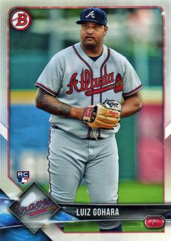 #91 Luiz Gohara - Atlanta Braves - 2018 Bowman Baseball
