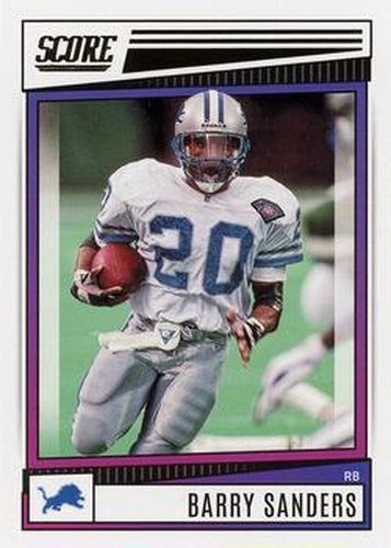 #91 Barry Sanders - Detroit Lions - 2022 Score Football