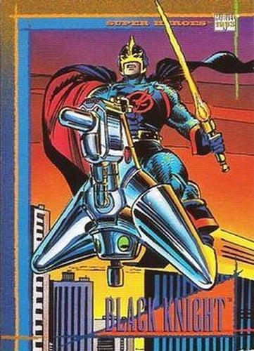#91 Black Knight - 1993 SkyBox Marvel Universe