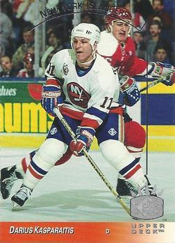 #91 Darius Kasparaitis - New York Islanders - 1993-94 Upper Deck - SP Hockey