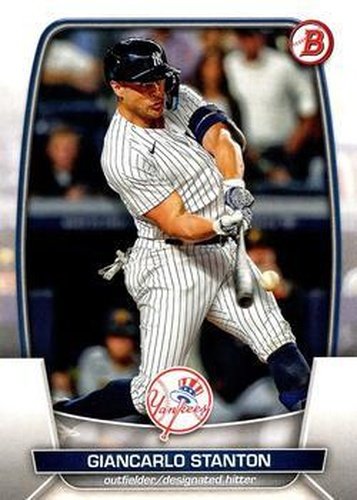 #91 Giancarlo Stanton - New York Yankees - 2023 Bowman Baseball