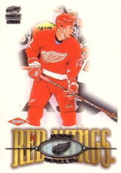 #91 Jesse Wallin UER - Detroit Red Wings - 2000-01 Pacific Paramount Hockey