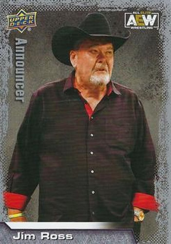 #91 Jim Ross - 2022 Upper Deck AEW Wrestling