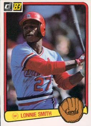 #91 Lonnie Smith - St. Louis Cardinals - 1983 Donruss Baseball