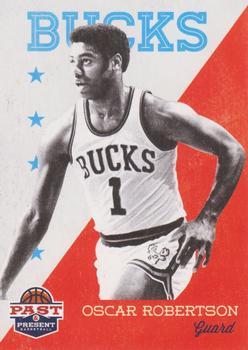 #91 Oscar Robertson - Milwaukee Bucks - 2011-12 Panini Past & Present Basketball