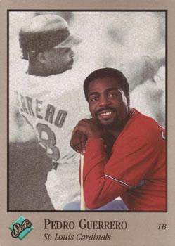 #91 Pedro Guerrero - St. Louis Cardinals - 1992 Studio Baseball