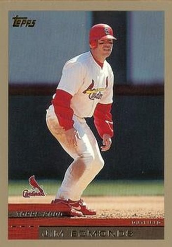 #T91 Jim Edmonds - St. Louis Cardinals - 2000 Topps Traded & Rookies Baseball