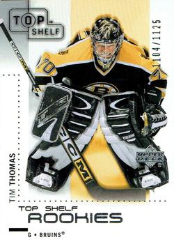 #91 Tim Thomas - Boston Bruins - 2002-03 Upper Deck Top Shelf Hockey
