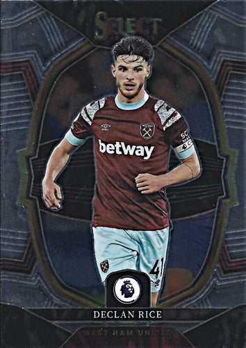 #91 Declan Rice - West Ham United - 2022-23 Panini Select Premier League Soccer