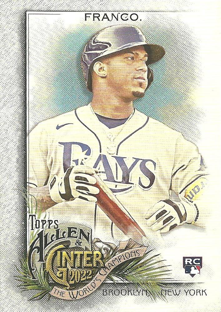 #91 Wander Franco - Tampa Bay Rays - 2022 Topps Allen & Ginter Baseball