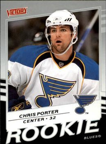 #341 Chris Porter - St. Louis Blues - 2008-09 Upper Deck Victory Hockey