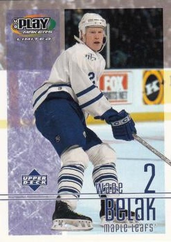 #91 Wade Belak - Toronto Maple Leafs - 2001-02 Upper Deck Playmakers Hockey