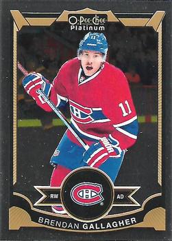 #91 Brendan Gallagher - Montreal Canadiens - 2015-16 O-Pee-Chee Platinum Hockey