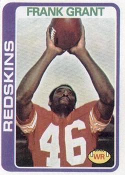 #91 Frank Grant - Washington Redskins - 1978 Topps Football