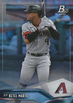 #91 Ketel Marte - Arizona Diamondbacks - 2021 Bowman Platinum Baseball