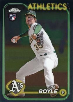 #91 Joe Boyle - Oakland Athletics - 2024 Topps Chrome Baseball