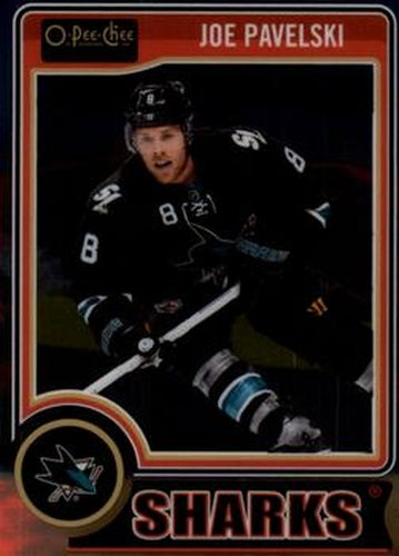 #91a Joe Pavelski - San Jose Sharks - 2014-15 O-Pee-Chee Platinum Hockey