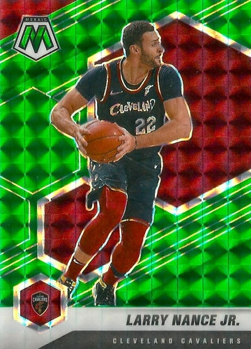 #91 Larry Nance Jr. - Cleveland Cavaliers - 2020-21 Panini Mosaic - Mosaic Green Basketball