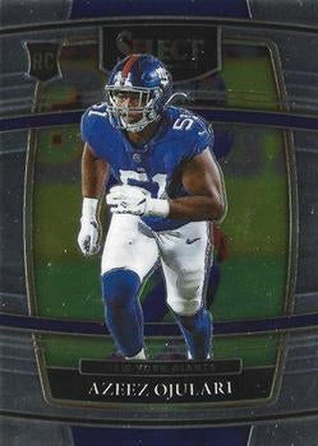 #91 Azeez Ojulari - New York Giants - 2021 Panini Select Football