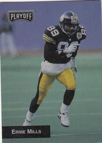 #91 Ernie Mills - Pittsburgh Steelers - 1993 Playoff Football