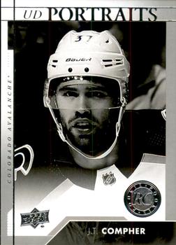 #P-91 J.T. Compher - Colorado Avalanche - 2017-18 Upper Deck - UD Portraits Hockey