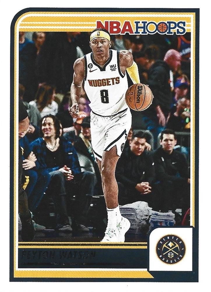 #91 Peyton Watson - Denver Nuggets - 2023-24 Hoops Basketball