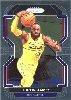 #91b LeBron James - Los Angeles Lakers - 2021-22 Panini Prizm Basketball